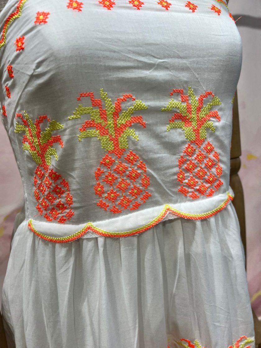 Pack 2 Unidades Vestido Bordado Pineapple - Imagen 6