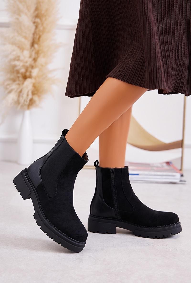 Caja 12 Pares Botín Luzma Negro