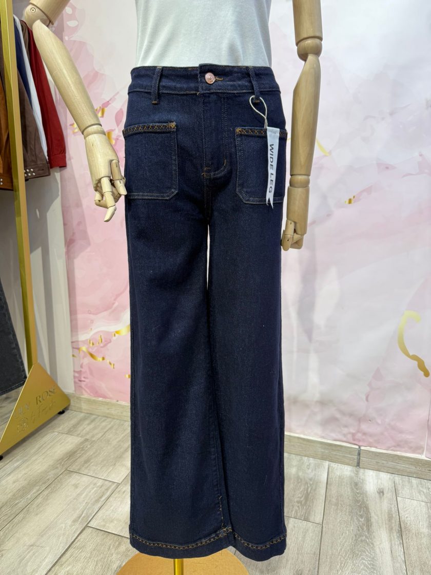 Pack 5 Unidades Jeans Wide Leg Cruz