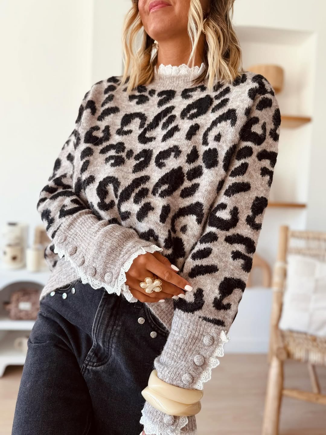 Jersey Animal Print Olga - Imagen 5